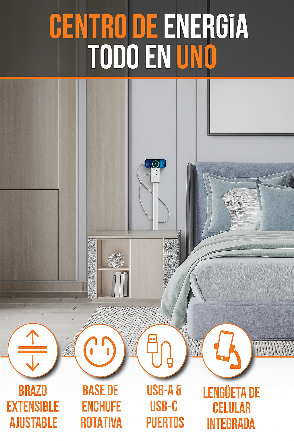 Extensor de toma corriente